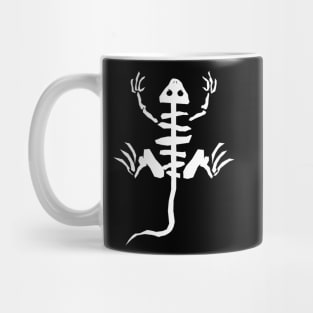 Cartoon Lizard Skeleton Bones Mug